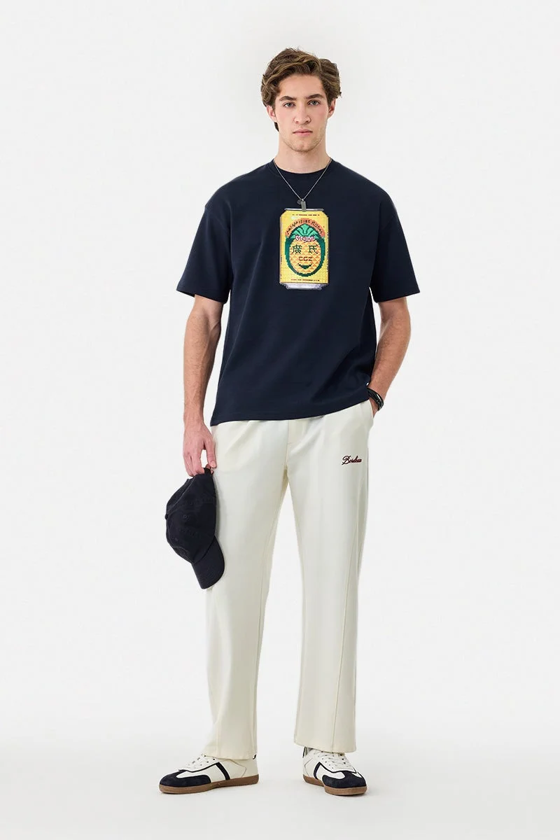 سنيتش تيشيرت جرافيك واسع